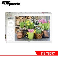 Мозаика "puzzle" 560 "Весенние цветы"