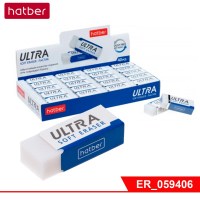 Ластик PVC Hatber ULTRA 40шт в картонной Дисплей-витрине