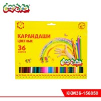 Набор цветн. каранд Каляка-Маляка 36 цв. шестигранные дерев. 3+