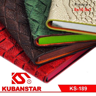 Записная книжка 80л 10.5Х8 в клетку,4 цвета