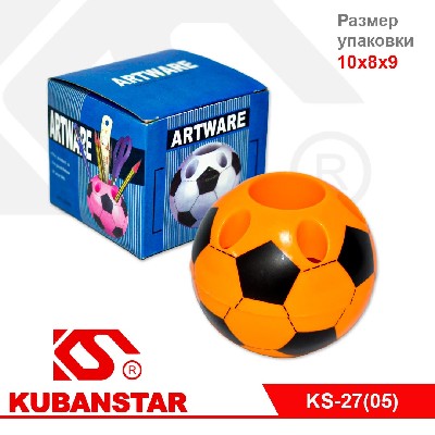 Подставка для карандашей в форме мяча. Цвета в ассортименте