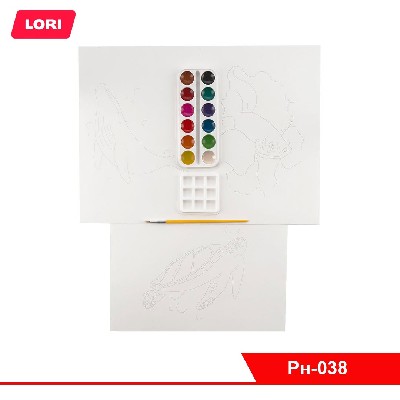 Скетчинг акварелью "Морские обитатели"