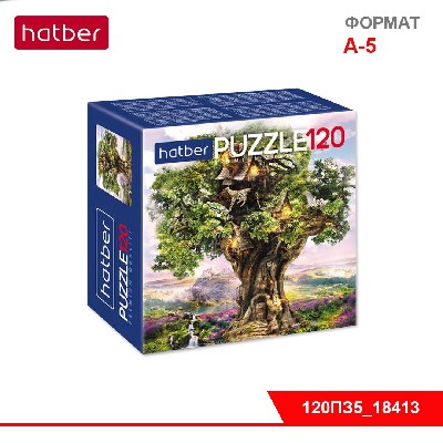 ПАЗЛЫ-ИГРА 120 элементов А5ф "Premium"150х150 мм -Лукоморье-