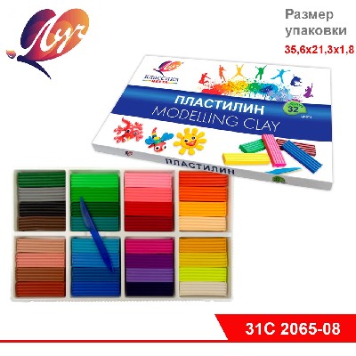 Пластилин "Классика" 32 цв
