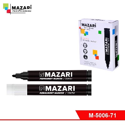 Маркер перманентный, CENTRO, ЧЕРНЫЙ, пулевидный пиш.узел 2 мм.