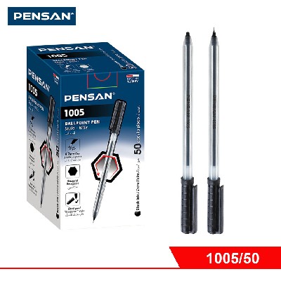 Ручка PENSAN  шариковая, ЧЁРНАЯ, 0,7 мм