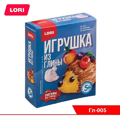 Игрушка из глины «Ёжик»