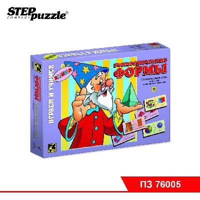 Игра "Геометрические формы" детская настольная