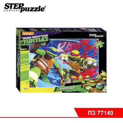 Мозаика "puzzle" 80 "Черепашки Ниндзя" (VIACOM)
