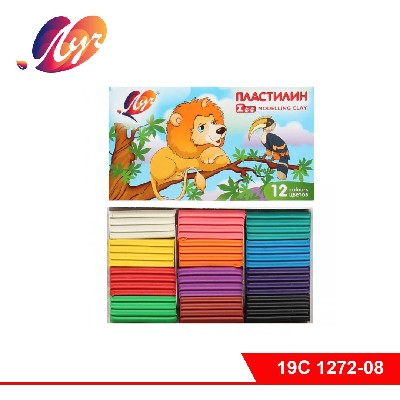 Пластилин «Зоо» (Мини) 12 цветов