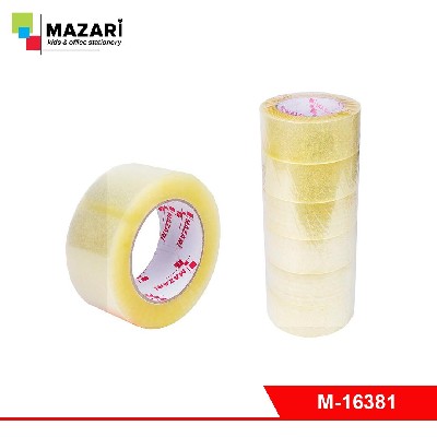 Лента клейкая упаковочная, прозрачная, 45 мкм, ширина рулона 48 мм, намотка 132 метра