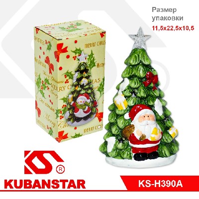 Новогодняя композиция с подсветкой,