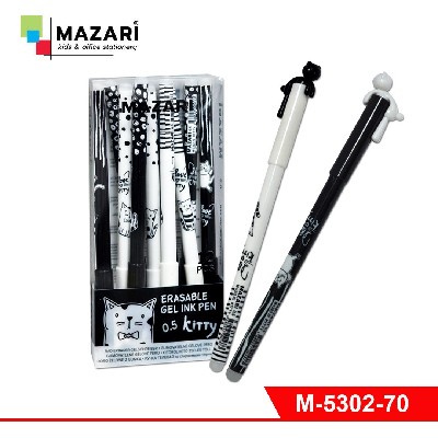 Ручка гелевая со стираемыми чернилами ROOF, СИНЯЯ, игольчатый пиш. узел 0,5 мм, термочувств.черн.