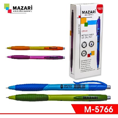 Ручка шариковая автоматическая GRADA, на масляной основе, СИНЯЯ, серия Easy Flow (Германия)