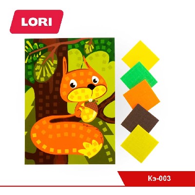 Мягкая мозаика. Малый набор "Белочка"