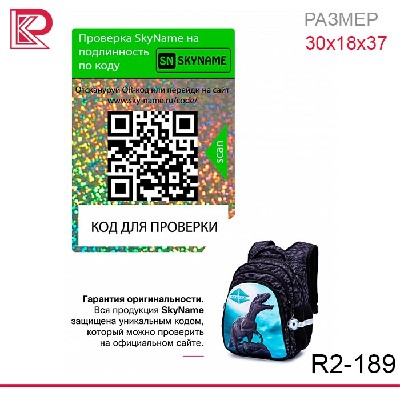 Рюкзак SkyName R2-189 + брелок мячик