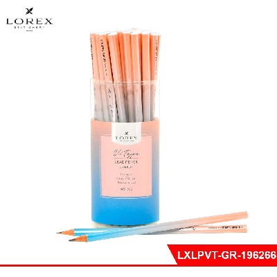 Карандаш чернографит. LOREХ V-TYPE GRADIENT НВ заточенные трехгранный деревянный