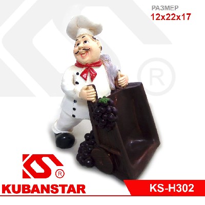 Подставка для бутылки "Повар"