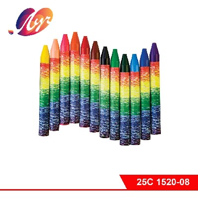 Восковые мелки Фантазия 12 цветов