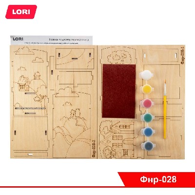 Роспись по дереву. Карандашница "Вечер на опушке"