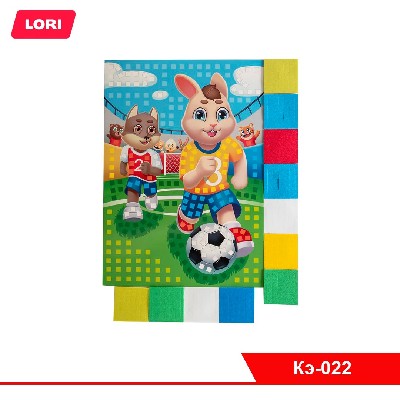 Мягкая мозаика из ЭВА (большой набор) "Футболисты"