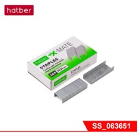 Скобы для степлера Hatber X-Mate №24/6 1000 скоб 6мм  оцинкованные в картонном боксе