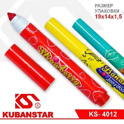 Фломастеры ароматизированные, 12 цветов, 19х14х1,5 см