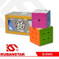 Набор кубиков-рубиков 2 шт., с подставкой и отверткой