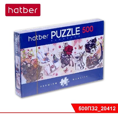 ПАЗЛЫ-ИГРА 500 элементов А2ф «Premium» 665Х230ММ Панорама «Женские штучки»