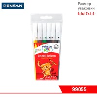 Фломастеры PENSAN KIDZ 6 цветов