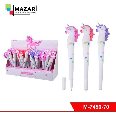 Ручка шариковая MY UNI, СИНЯЯ, пулевидный пиш.узел 0.7мм, корпус пластиковый цветной, сменный стерж.