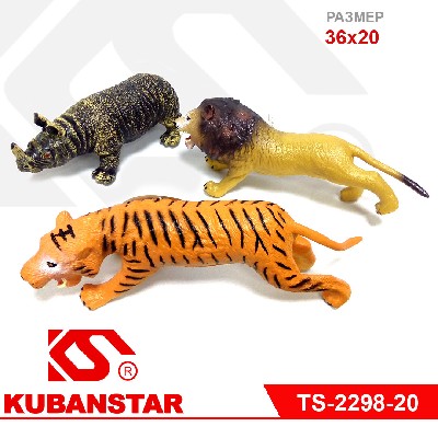 Игрушка "Зоопарк", 12 моделей