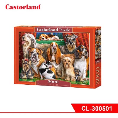 Пазлы C-300501 Друзья человека, 3000 деталей Castor Land