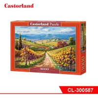 Пазлы C-300587 Виноградный холм, 3000 деталей Castor Land