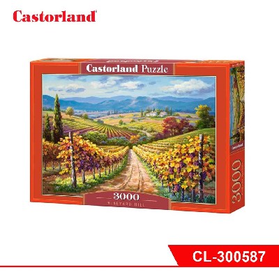 Пазлы C-300587 Виноградный холм, 3000 деталей Castor Land
