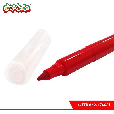 Фломастеры Каляка-Маляка ТРЕХГРАННЫЕ 12 цв. трехгран. корп. легкосмываемые блист. упак.