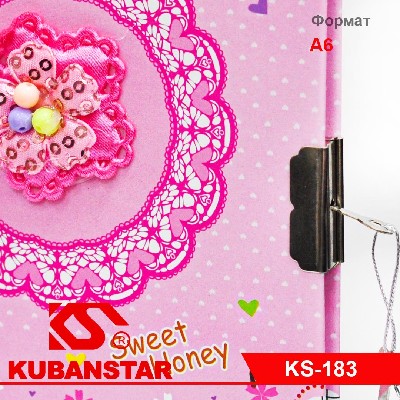 Блокнот с замочком