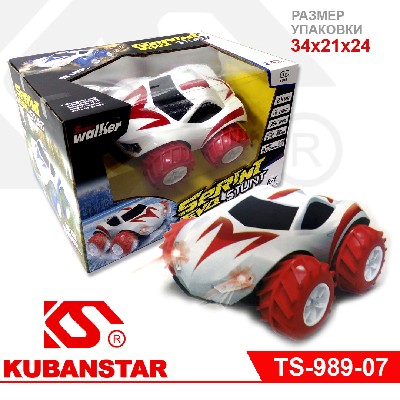 Машинка радиоуправляемая Джип-амфибия Красный