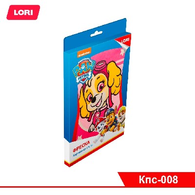 Фреска. Картина из песка. Щенячий патруль "Скай"