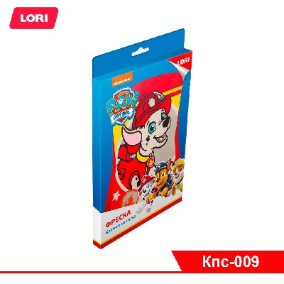 Фреска. Картина из песка. Щенячий патруль "Маршалл"