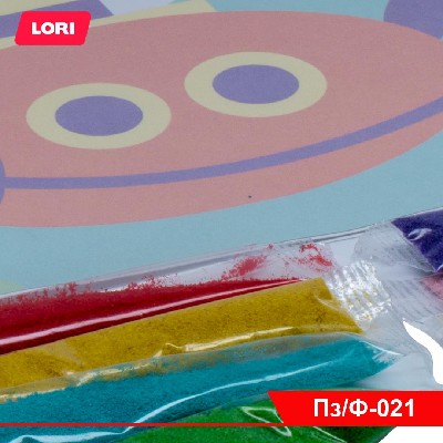 Фреска.Картина из песка "Подводная лодка"