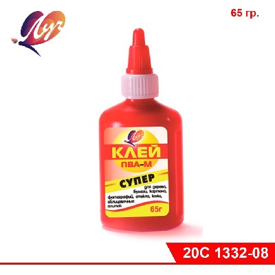 Клей ПВА-М 65 гр (красный флакон).