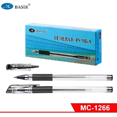 Ручка гелевая ЧЕРНАЯ