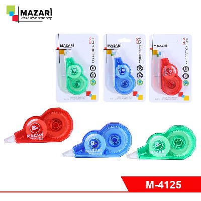 Корректирующая лента-роллер ELTO, 5мм x 8м, 3 цвета корпуса в ассортименте