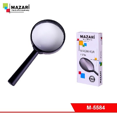 Лупа, 2-кратное увеличение,  диаметр 40 мм, картонная упаковка