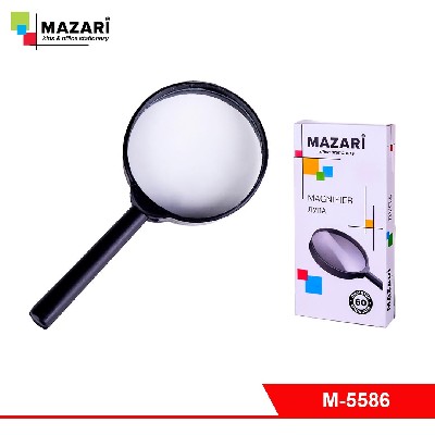 Лупа, 2-кратное увеличение,  диаметр 60 мм, картонная упаковка