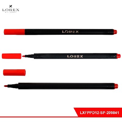 Фломастеры LOREX PRO-DRAW SUPERIOR классические 12 цв. кругл. корп. стандартные круглая карт. упак.