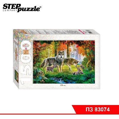 Мозаика "puzzle" 1500 "Волки" (new)