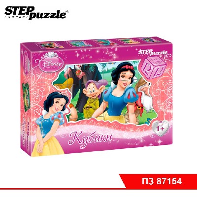 12 кубиков "Белоснежка" (Disney)