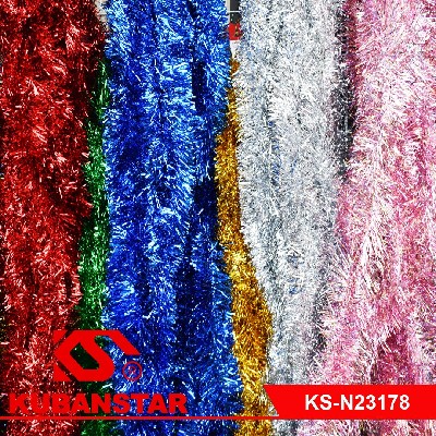 Мишура в ассортименте 5 цветов, 8см x 200см,